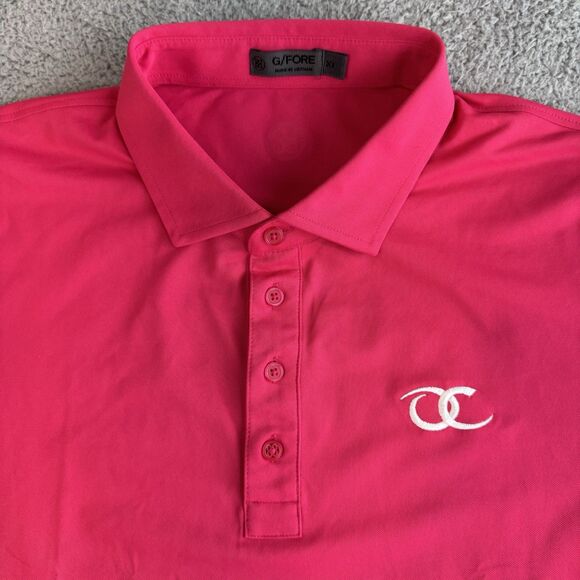 G/Fore Shirt Men's XL Pink Polo Performance Stretch Golf Casual - Picture 1 of 9